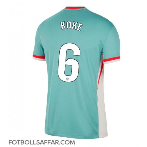 Atletico Madrid Koke #6 Bortatröja 2024-25 Kortärmad